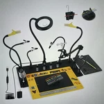 Helping Hands Soldering Station, Heavy-duty Steel Base, Non-slip Silicone Pad. Fixed Price $94.95.