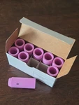 Anchor Alumina Nozzle 10N46, 1/2 Size 8, Open Box Of 9. Fixed Price $10.99.
