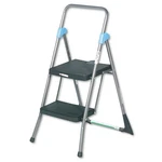 Cosco 11829GGB 300 Lbs. Capacity Commercial 2-STEP Folding Stool Gray New. Fixed Price $73.28.