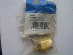 Western C-908 C-8 Brass Chain & Female Accetylene L.h. Nut/plug 7/8"-14 New. Fixed Price $12.95.
