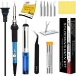 Ldk 60W Soldering Iron Kit Adjustable Temp Welding Tool Set W/ Tips & Wire. Fixed Price $17.98.