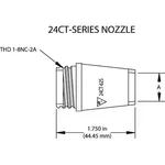 Tweco 12401581 Nozzle, Bore 5/8 In, Series 24, PK2. Fixed Price $20.29.