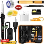 Kit De Soldador W Con Pantalla Lcd Y Temperatura Ajustable (180-520 C).. Fixed Price $36.63.