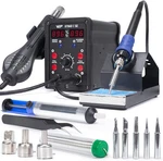 8786D-I Se Hot Air Iron Station Kit 2-IN-1 For Rework, Desoldering Wit. Fixed Price $117.02.