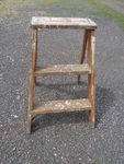 Vintage Davidson Wooden Step Ladder Plant Stand 22". Fixed Price $39.50.