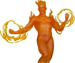 Human Torch 1:6TH Scale Collectible With Scene (marvel 2-IN-ONE #10). Fixed Price $67.99.