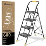 Ladder Foldable Folding Stool - For Home Adults Kitchen 4 Stepping Extensio. Fixed Price $128.55.