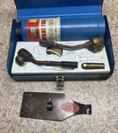 Lot 7 Vintage Kmart 1962 Deluxe Propane Kit Paint Scraper & Case Torches. Fixed Price $29.99.