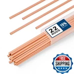 22 Pcs Brazing Rods Aws BCUP-5 15% Silver Solder Phos Copper Alloy Flat. Fixed Price $41.83.