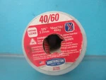 New Worthington 331850 Wire Solder 40/60 1LB ROLL.125" 3.2MM 454G WS10088. Fixed Price $24.99.