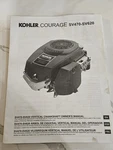 Kohler Courage SV470-SV620 Owners Manual Book. Fixed Price $18.00.