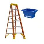 6 Ft. Fiberglass Step Ladder With 300 Lbs. Load Capacity Type Ia Duty Rating And. Fixed Price $189.71.