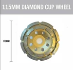 4.5" Diamond Cup Grinding Wheels Double Row Concrete 16 Segments. Fixed Price $14.99.