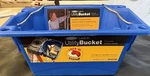 Werner Ladder Utility Bucket AC52-UB New Lock-in, Blue, Accessory. Fixed Price $30.00.