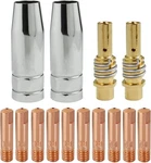 Mig Welder MB15 Ak Welding Gun Accessory Kit 14 Pcs Contact Tip .024'' 0.6MM. Fixed Price $19.00.