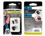 New Nite Ize Led Upgrade Combo Ii Fits Aa Mini Maglite Mag-lite Push Button. Fixed Price $15.44.
