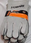 Hobart Leather Welding Gloves Value Pack Gray Gauntlet Cuff 770408 2PAIR. Fixed Price $25.00.