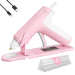 Dominox 4V Cordless Hot Glue Gun With 20 Sticks, 25S Fast Pink. Fixed Price $36.24.