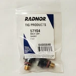 Radnor 57Y04 Short Back Cap For Series 17, 18 & 26 Tig Torches 64005646 Bag Of. Fixed Price $7.59.