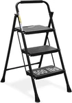 Pedal Sturdy Steel Ladder Folding Step Stool With Platform Wide Anti-slip. Fixed Price $37.43.