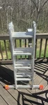 Krause Multimatic 16 Ft Aluminum Industrial Folding Step Ladder. Fixed Price $150.00.