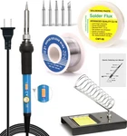 Ldk 60W Soldering Iron Kit, Adjustable Temperature Electric 11-IN-1. Fixed Price $17.30.