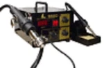 Ldb Smd Rework Solder/desolder Station Hot Air, Temp Display 110V 852D. Fixed Price $150.00.