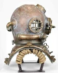 Copper Bras Miller Dunn Helmet Us Navy Mark Diving Rare Antique. Fixed Price $1318.90.