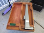 Height Transfer Gauge Gage Alina/compac - Model 207 24" With Wood Storage Box. Fixed Price $275.00.
