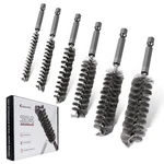 6PCS 304 Stainless Steel Bore Brush Copper Pipe Cleaner, Twisted Wire Drill.... Fixed Price $21.86.