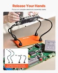 Vevor Magnetic Helping Hands Soldering Station, 4 Flexible Arms Third Tool,. Fixed Price $32.78.