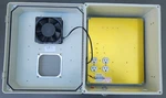 L-com NB141207-1HF 14X12X7 In Vac Weatherproof Enclosure Fan/heat Controller. Fixed Price $399.98.