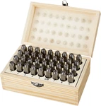 Metal Alphabet And Number Stamp Kit Tools Set With Wood Box - 5/16 Inch. Fixed Price $27.99.