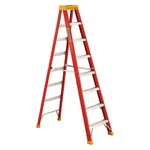 Louisville L-3016-08 STEPLADDER,FG,8 FT.,300 Lb. 36Y497. Fixed Price $275.06.