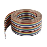 Uxcell Idc Wire Flat Ribbon Cable 30PIN 1.27MM 10FT Rainbow Color. Fixed Price $24.19.