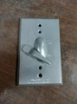 American Electric SW1-C, Perfectline Single-pole Lever Switch Cover, Pc. Fixed Price $6.00.