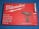 Milwaukee M12 3/8'' Hammer Drill/driver Kit 2408-22, Batterys Charger & Case. Fixed Price $148.99.