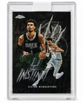 Victor Wembanyama Rare Black Chrome Card Topps Spurs Mint. Fixed Price $34.99.