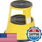 Vestil STEP-17-Y Steel Rolling Stool In. Top Height 500 Lb.. Fixed Price $175.95.