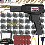 Wrdlosy 200W Plastic Welder, 2000PCS Staples 10PCS Sandpaper, Black. Fixed Price $33.65.