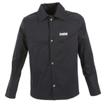 Ironton Flame-resistant Welding Jacket, Black, 2XL. Fixed Price $32.99.