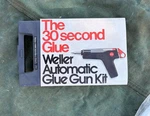 Vintage Weller Automatic Glue Gun Kit Model 2400K With Carry Case-works. Fixed Price $26.00.