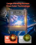 Vevor True Color Auto Darkening Welding Helmet - Sensors, Large 3.94"X2.34". Fixed Price $45.99.