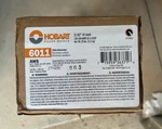 Hobart Stick Welding Electrodes 6011 5/32 25LB. Fixed Price $84.99.