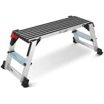 Work Platform Step Ladder Load 330LBS, Non-slip Aluminum Portable. Fixed Price $99.99.