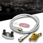 36" Braided Stainless Steel Turbo Charger 1/8 Npt Fitting Oil Feed Line/hose Kit. Fixed Price $15.29.
