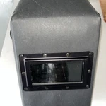 Vintage Huntsman 411P Welding Hood / Helmet With Green Lens Filter. Fixed Price $150.00.