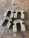 4 Wilton 63299 Replacement Shoes. Fixed Price $50.00.
