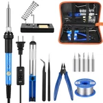 Soldering Iron Kit, Adjustable Temperature 13-IN-1 60W Tool, Solder.... Fixed Price $55.31.