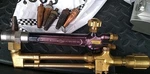 Meco 3201-T Cutting Torch & Weldmaster 63103 Handle Oxy/acet. W/6 Tips, Exc Cond. Fixed Price $175.00.
